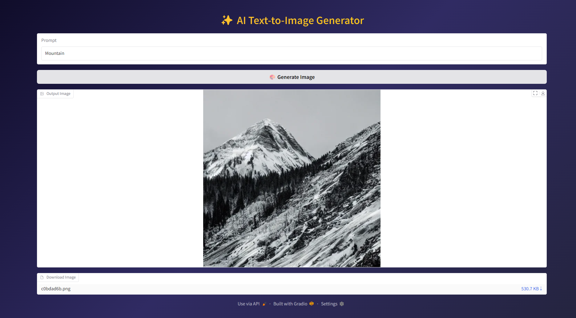 AI Text-to-Image Generator